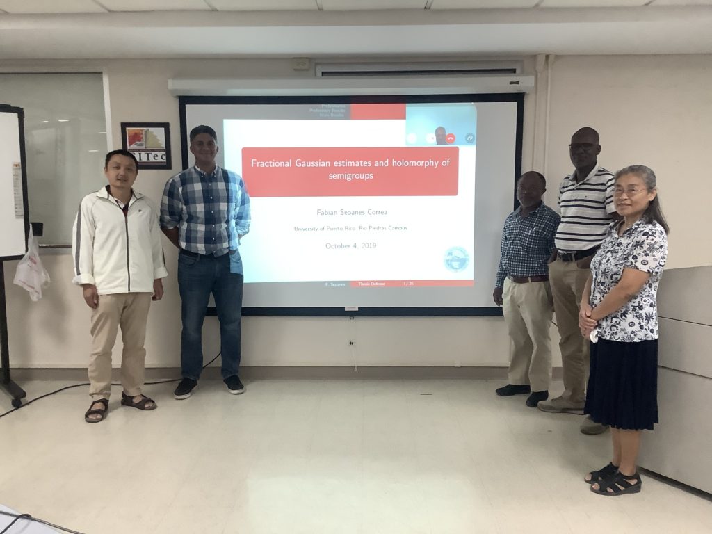 mathematics dissertation defense